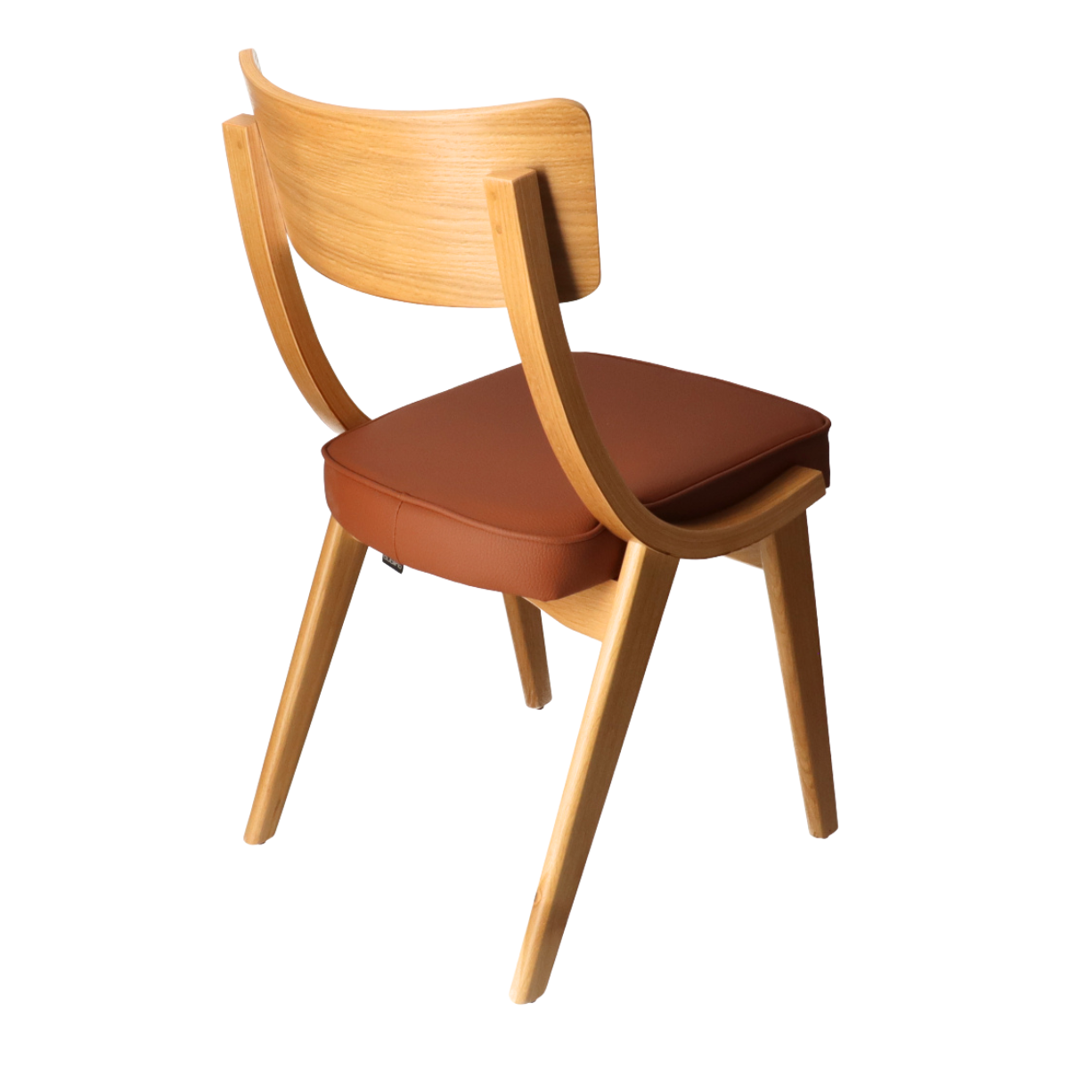 K XTON THOMAS OAK Brown Scandinavian Wooden indoor chair